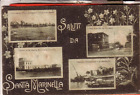 Cartolina  Santa Marinella Viaggiata 1919 Saluti 4 Vedutine Bellissima
