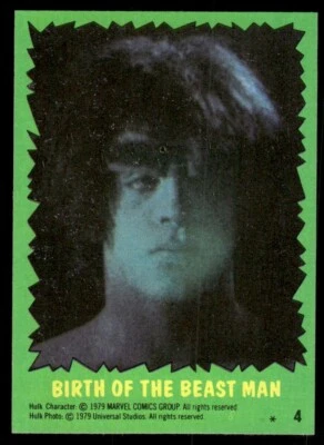 The Incredible Hulk 1979 TV Show Topps Card #4 (NM) - Image 1 of 2