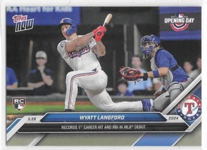 2024 Topps Now Wyatt Langford RC #12 - Bild 1 von 2