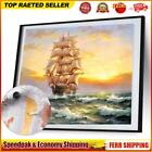 DIY Acrylic Painting By Numbers Kit Sailboat Age Free Handpainted Digital Canvas