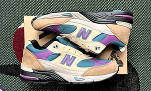 New Balance 991 MiUK Palace Teal Size 10.5 Brand New - Picture 1 of 6