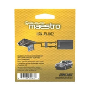 iDatalink Maestro HRN-AV-HO2 Asiento trasero entretenimiento arnés de retención para Honda - Imagen 1 de 1