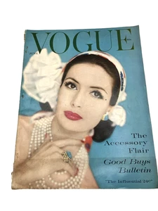 June 1959 Vogue Magazine Summer Fashion Cars - Picture 1 of 7