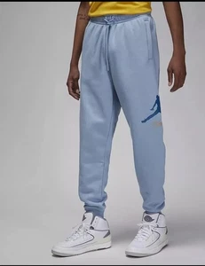 Jordan Essentials Fleece Baseline Hose Blau Grau Herren Gr. 2XL Neu FD7345 436 - Bild 1 von 6