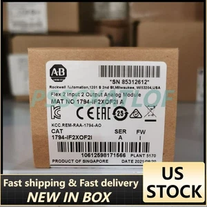 New Factory Sealed AB 1794-IF2XOF2I SER A FIex 2 lnpnt 2 Output Analog Module - Picture 1 of 3