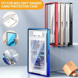 Magnetic Slab Metal Case For BGS Graded Cards Guard Protector Bumper 35pt - Picture 1 of 28