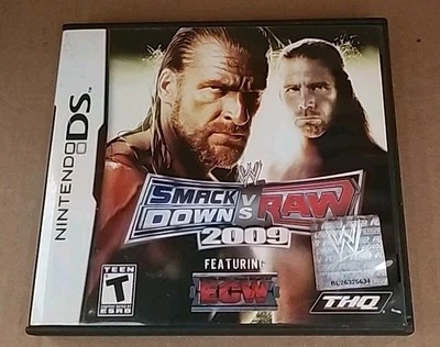 Nintendo DS  Smack Down Vs Raw Game In Box With Manual - Image 1 of 3