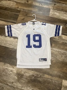 REEBOK MILES AUSTIN NUMMER 19 WEISS JUGENDLICHE GRÖSSE L TRIKOT - Bild 1 von 3