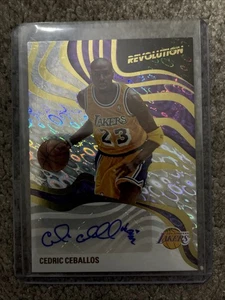 2025 Revolution Cedric Ceballos Autograph - Picture 1 of 2