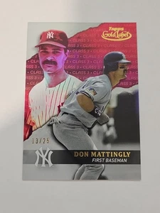 2020 Topps Gold Label Don Mattingly Class 3 Red 13/25 #64 New York Yankees - Picture 1 of 5