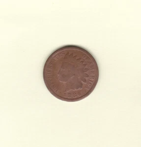 AMERICAN Indian Head penny 1886 US Coin - Picture 1 of 2