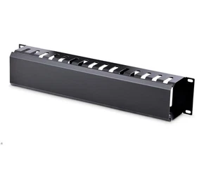 StarTech Horizontal 2U Server Rack Cable Management Finger Duct w/ Cover 19 inch - Picture 1 of 3