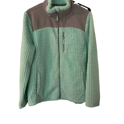 Women's Jacket Size Large- Mint green with grey accent - Image 1 of 4