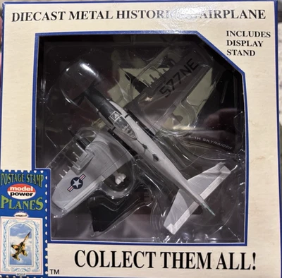 Postage Stamp Model Power Planes A1H Skyraider New in Box - Image 1 of 4