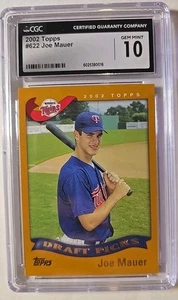 2002 Topps - Draft Picks Joe Mauer #622 (RC) - Picture 1 of 4