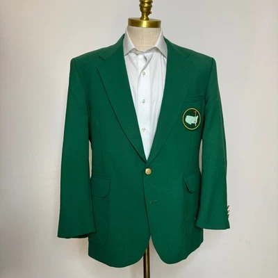 Masters 绿色西装外套高尔夫锦标赛美国制造男式 44S — 第 1/4 张图片