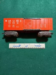 MARX #249319 MARLINES OPERATING BOX CAR - Picture 1 of 5