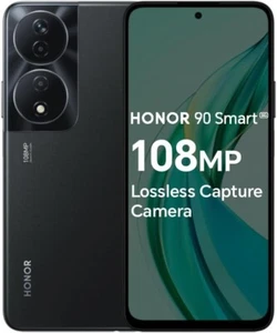 Honor 90 Smart 5G schwarz 128GB 4GB 108MP 6,8" NFC Dual-SIM entsperrt Smartphone - Bild 1 von 7