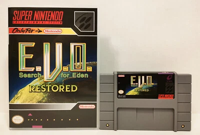 E.V.O. Search for Eden Restored for Super Nintendo (SNES) (Battery Save) - Image 1 of 2
