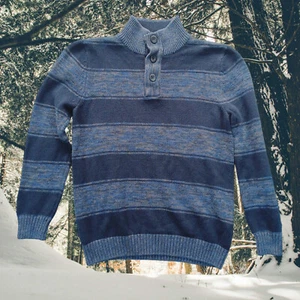 Urban Pipeline sweater Teen/ Medium/3button front/long sleeve/stripes/knit - Picture 1 of 6