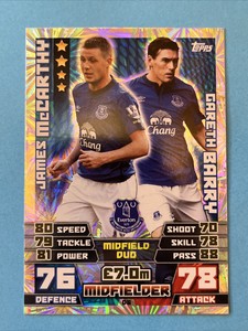 Match Attax 14/15 Season - James McCarthy / Gareth Barry - Midfield Duos