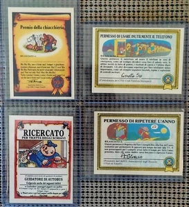 LOT of 4 RANDOM CARDS: 1990 SGORBIONS 1st Series 1 GPK ITALY OS1 GARBAGE GANG - Picture 1 of 2