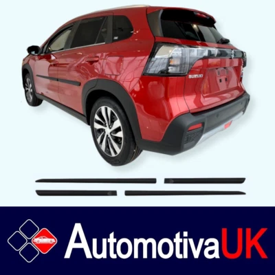 AUTOMOTIVAUK Tiras de frotar Suzuki SX4 S-Cross 2022 |Protectores de puerta|Kit de carrocería de protección lateral