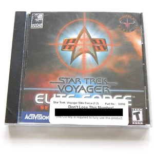Star Trek Voyager Elite Force PC Game Vintage 2000 SEALED Activision Windows - Picture 1 of 3