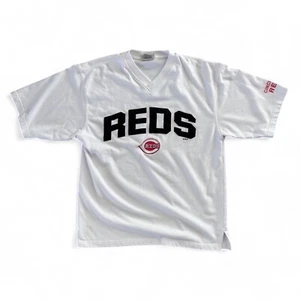 Vintage Cincinnati Reds Lee Sport Baseball Shirt Trikot bestickt Herren Large - Bild 1 von 7