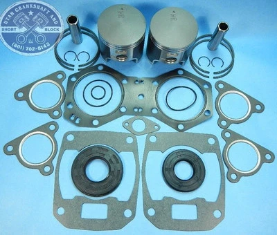 POLARIS 550 SPI PISTON KITS COMPLETE GASKET SET OIL SEALS 2003-2013 .010" OVER - Image 1 of 4