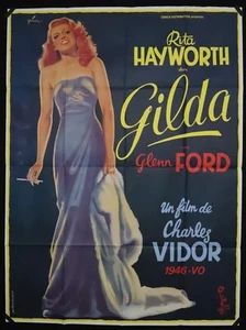 GILDA - Film avec Rita HAYWORTH - 1946/R1972 - Affiche cinéma 120x160cm - Photo 1/3