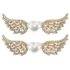  2 Pcs Wedding Hair Clips for Brides Cute Angel Hairpin Jaw Christmas