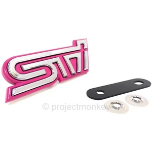 OEM Subaru 04 2004 STi Front Grill Emblem Badge Impreza WRX GDB Genuine Part JDM - Picture 1 of 1