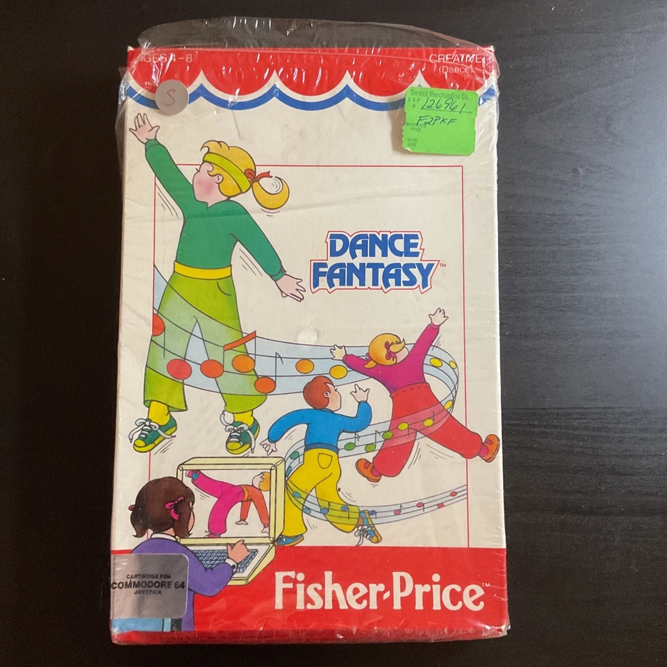 Commodore 64 Dance Fantasy Computer Game In Box Broken Seal - Image 1 of 1