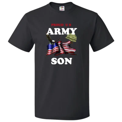 Camiseta Manga Corta Fuerzas Armadas Familia "Proud U.S. Army Son" (ASON) Foto 1 de 4