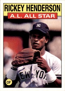 1986 Topps Rickey Henderson 102 #716
