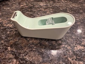 3M Scotch Tape Desktop Dispenser Aqua Blue Green C18 Sharp Weighted Complete - Picture 1 of 4