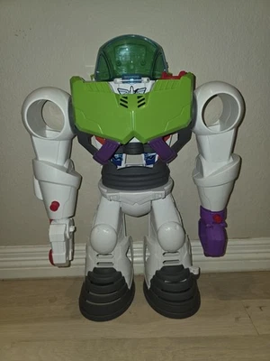 Disney Pixar Imaginext Buzz Lightyear Robot Mech With Detachable Space Ship - Image 1 of 4
