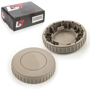 2x Handrad Verstellrad Lehnenversteller beige für VW BORA CADDY 3 EOS GOLF 1J 1K - Picture 1 of 7