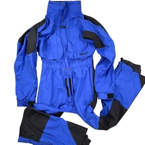 Marmot Snowboard Suit Mens XLarge Blue Black 2 Ply Ski Suit Gore-Tex Waterproof - Picture 1 of 13