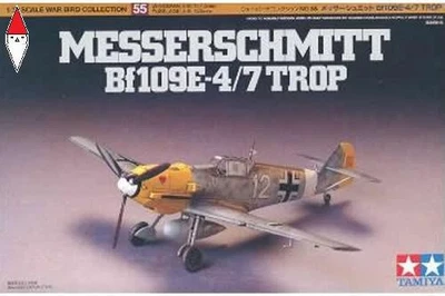 TAMIYA 1/72 MESSERSCHMITT BF109E-4/7 TROP - Immagine 1 di 3