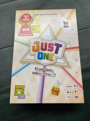 Just One | Party Game | Ages 8+ | 3-7 Players | Opened - Never Played  - Image 1 of 2