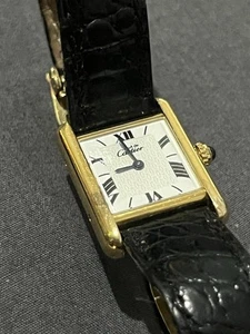 Cartier Muat De Quartz White Dial Ladies Watch - Picture 1 of 2