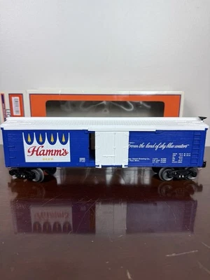 Lionel 6-83655 Hamm's Beer Wood Sided Reefer O27 Hamm Brewing Co - Image 1 of 4