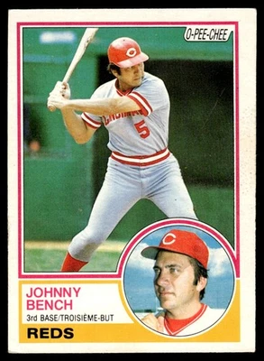 1983 O-Pee-Chee Johnny Bench Cincinnati Reds #60 - Image 1 of 2