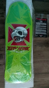 Powell Peralta Series 15 Reissue Skateboard Tony Hawk Lime Green, Bones Brigade - Bild 1 von 2