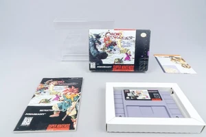 Super Nintendo *Chrono Trigger* SNES OVP CIB Map NTSC-U/C ACTE-USA Acrylbox - Picture 1 of 16