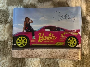 Motorsports Racing Monster Trucks Drift Stunt Driver Collete Davis Signed Poster - Picture 1 of 1