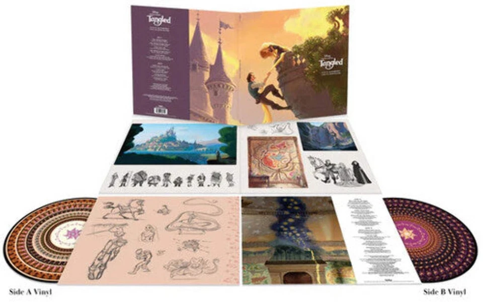 Songs From Tangled: 15th Anniversary (Soundtrack) [Picture Disc Zoetrope Vinyl] - Image 1 of 1