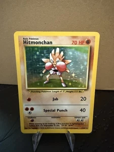 Pokémon TCG Hitmonchan Base Set Holo Rare Karte 7/102 - Bild 1 von 2
